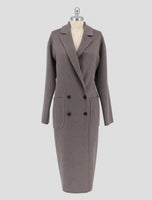 Kiton Taupe Cashmere Overcoat Women