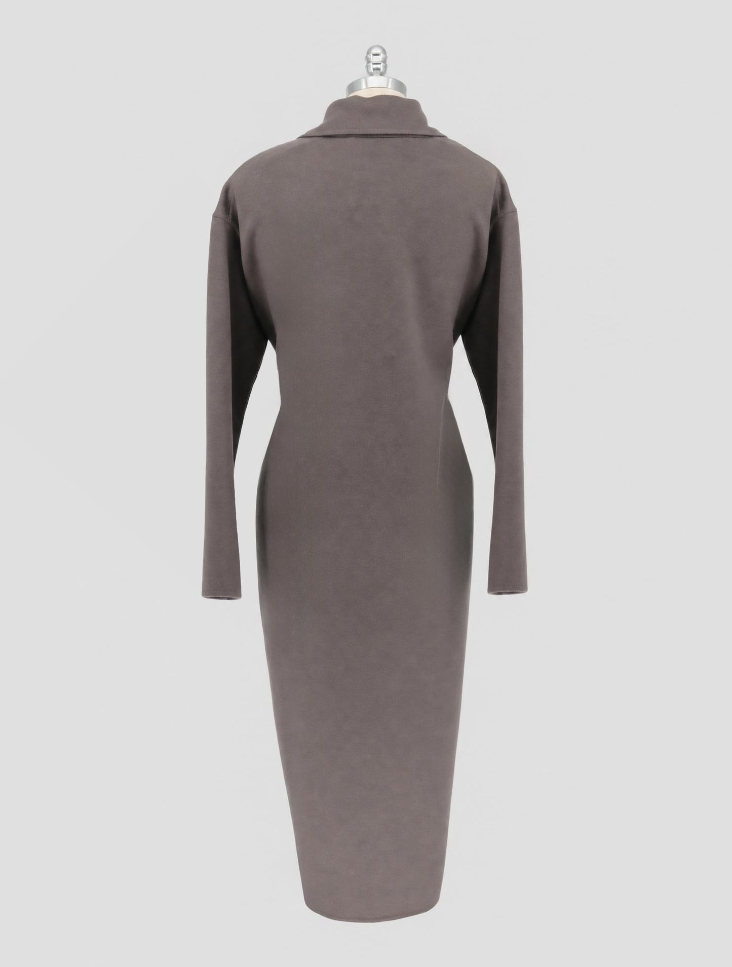 Kiton Taupe Cashmere Overcoat Women