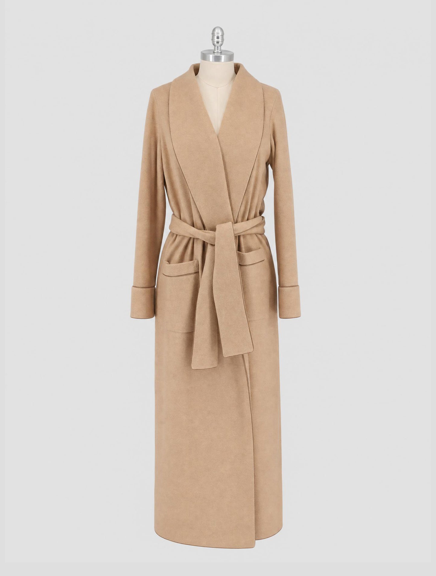 Kiton Brown Cashmere Overcoat Women