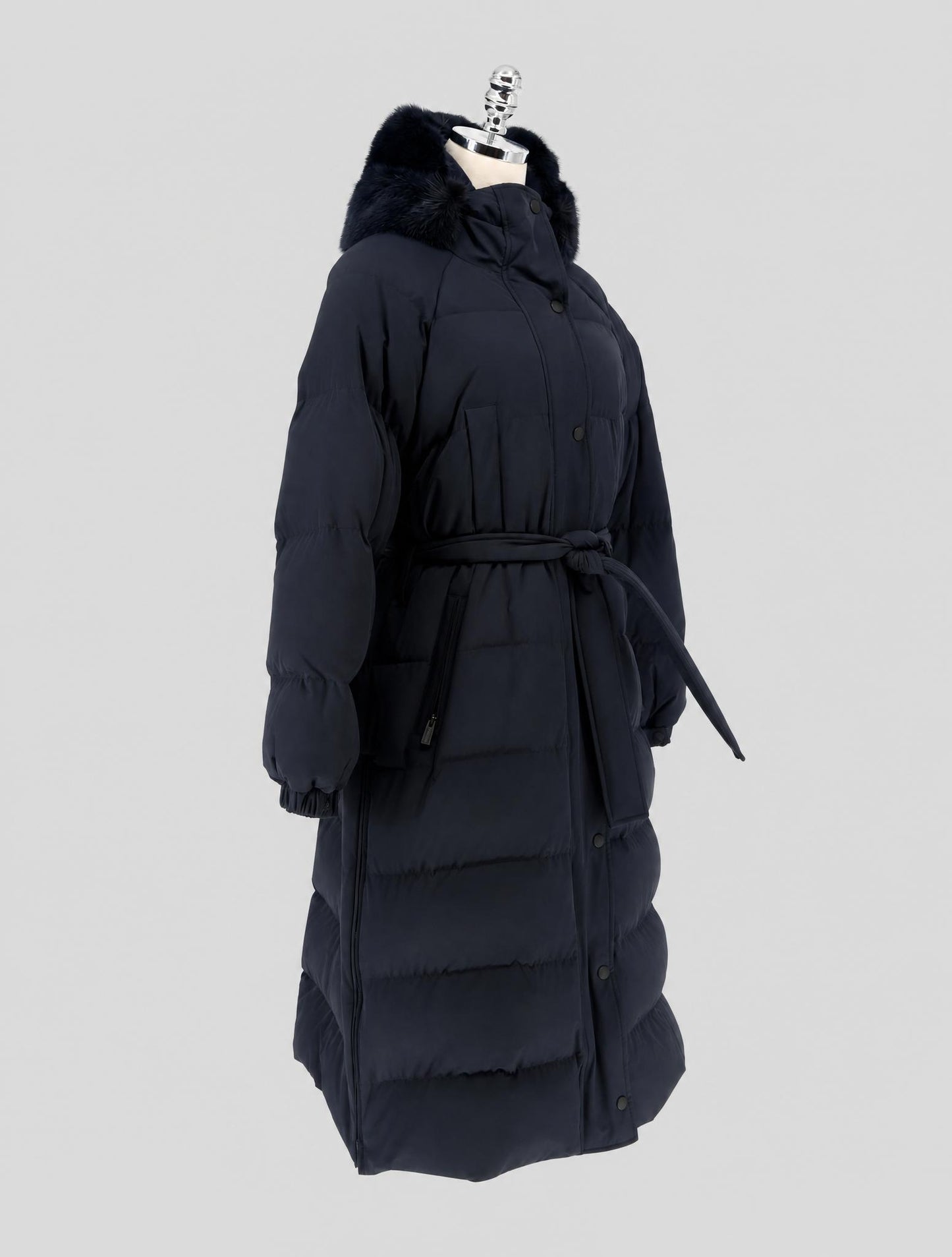 Kiton Blue Pa Ea Coat Women