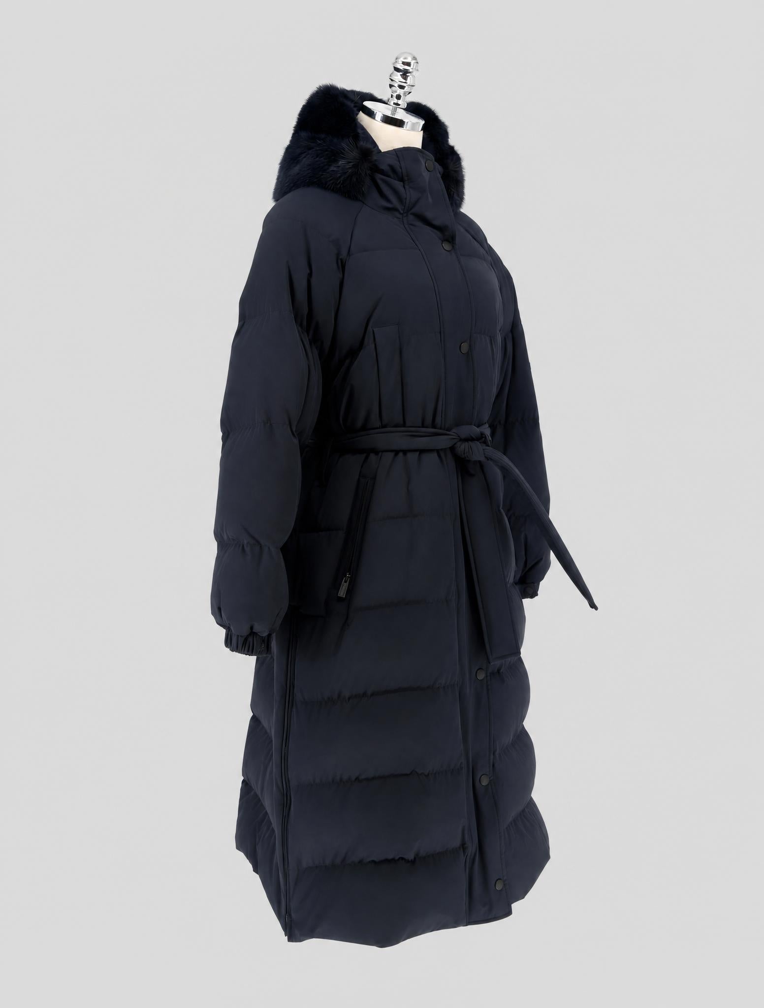 Kiton Blue Pa Ea Coat Women