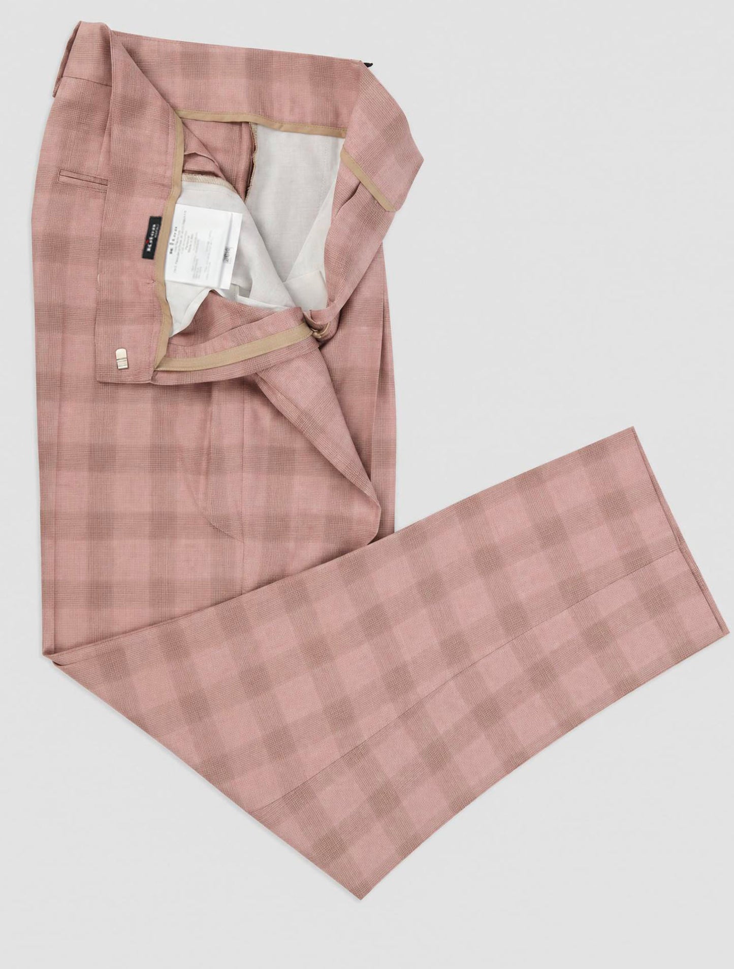 Kiton Pink Silk Pants Women
