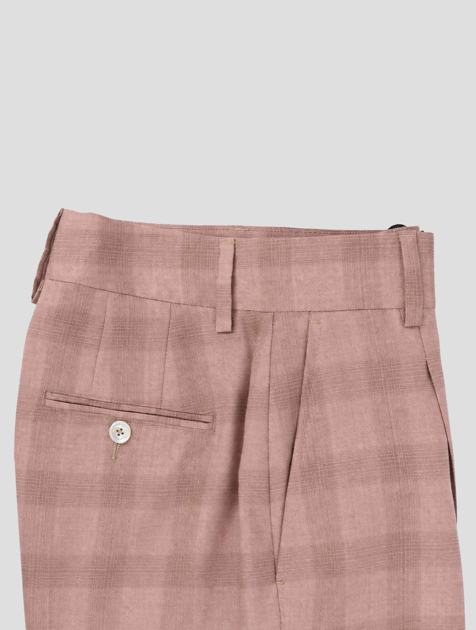 Kiton Pink Silk Pants Women