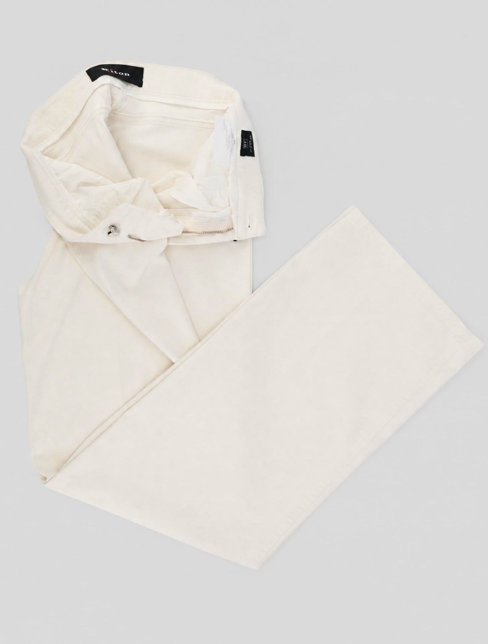 Kiton White Cotton Ea Jeans Women