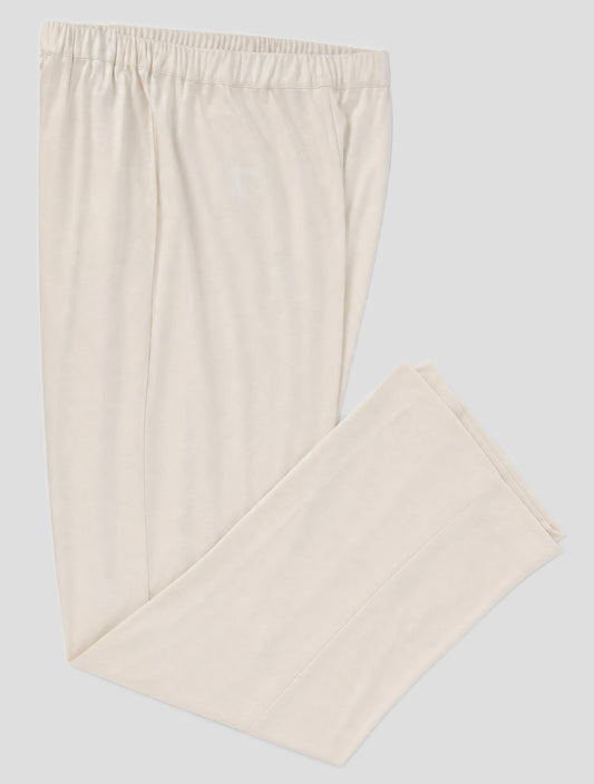 Kiton White Silk Pants Women