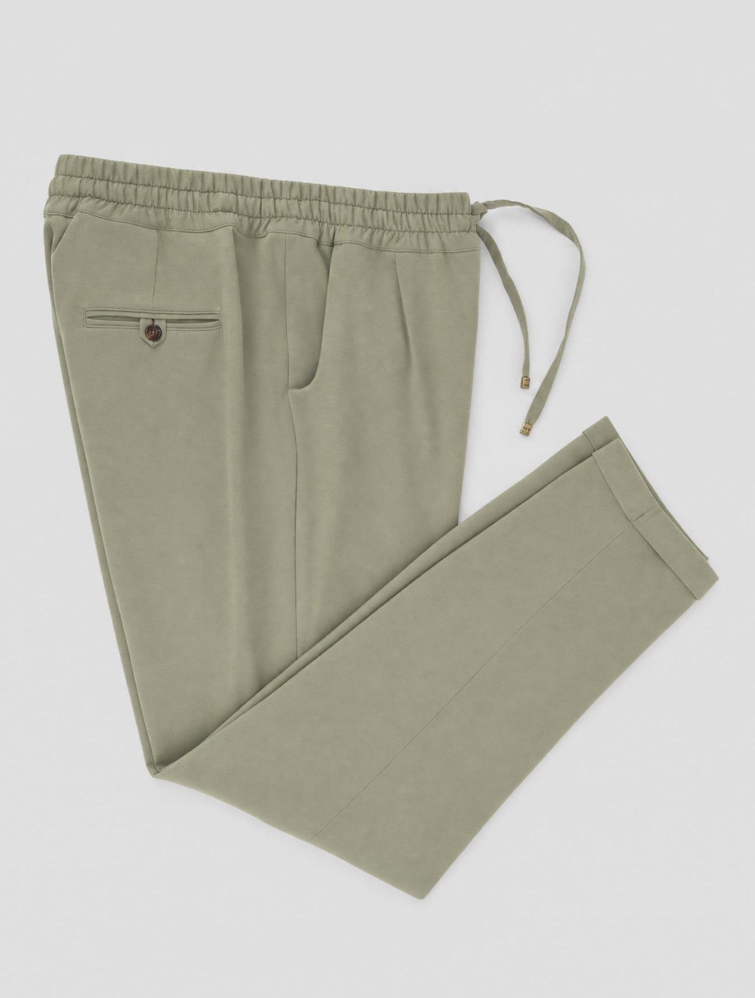 Kiton Green Cashmere Pants Women