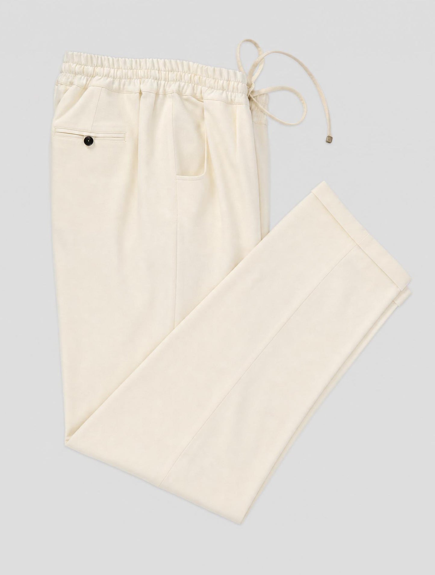 Kiton White Cashmere Pants Women