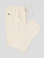 Kiton White Cashmere Pants Women
