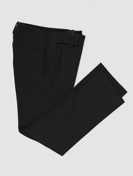 Kiton Black Viscose Pants Women