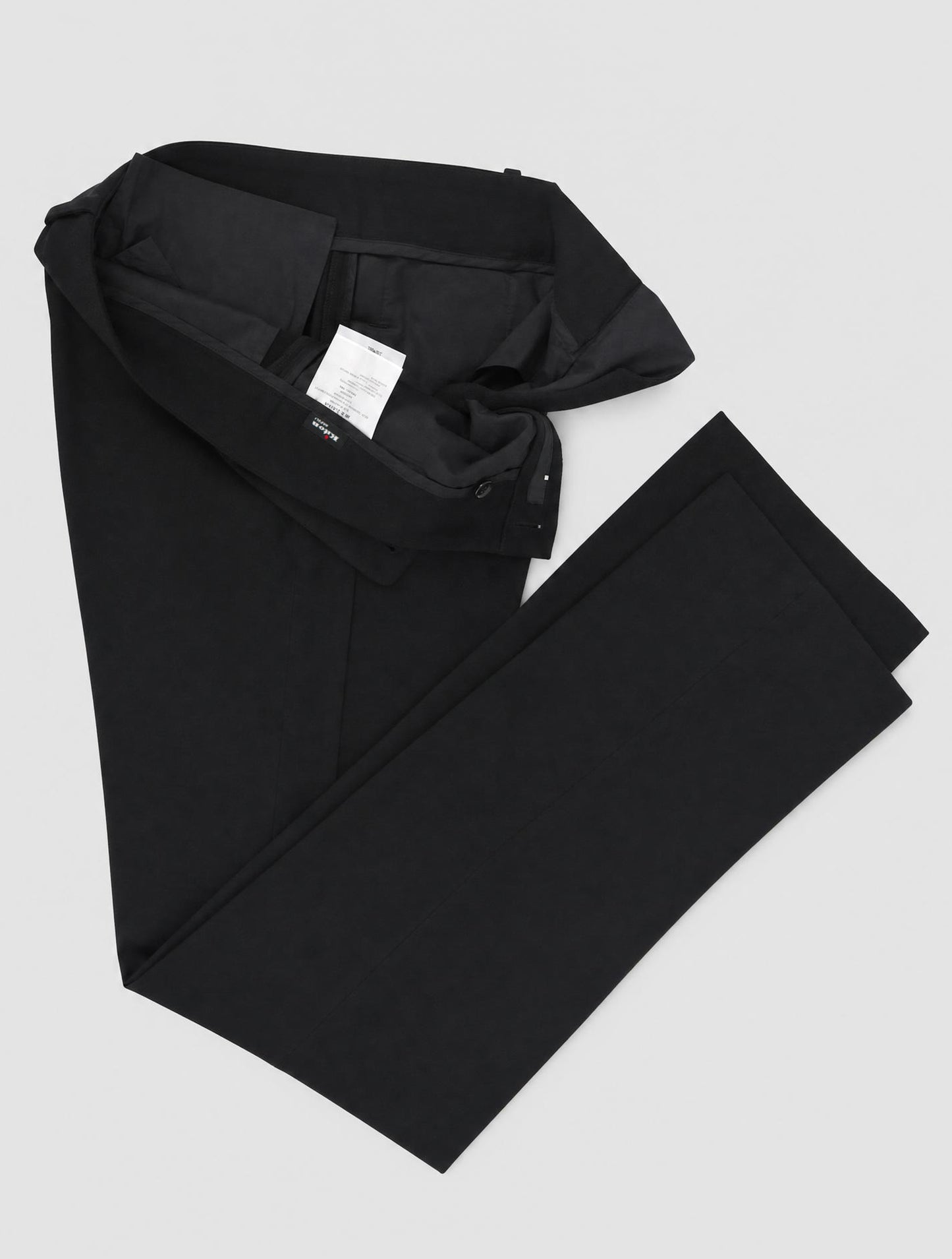 Kiton Black Viscose Pants Women