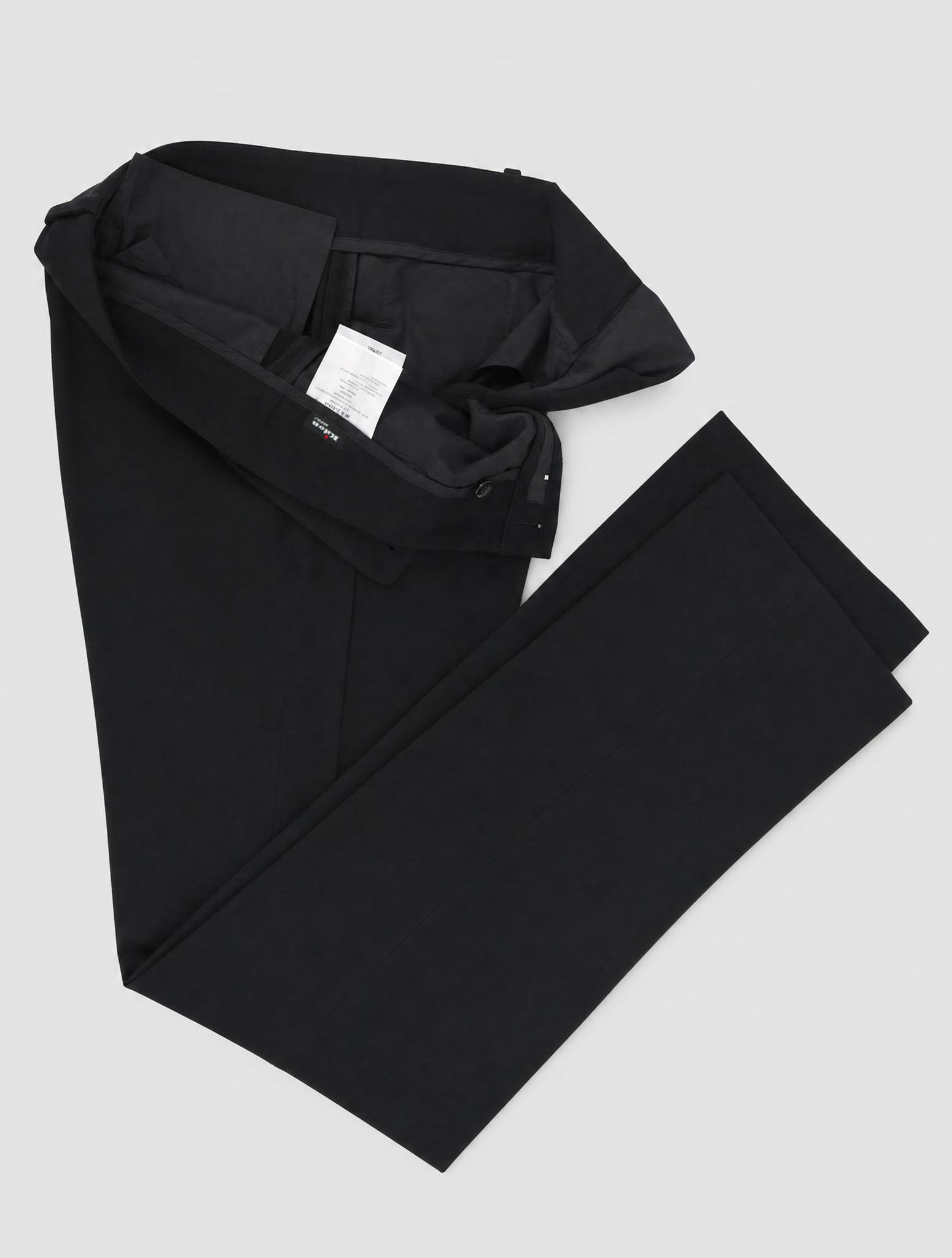 Kiton Black Viscose Pants Women