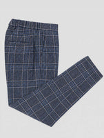 Kiton Blue Alpaca Cotton Pa Pants Women
