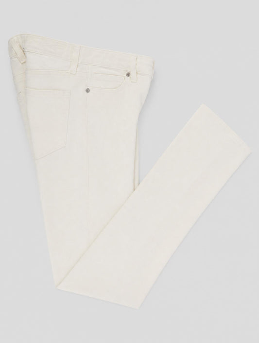 Kiton White Cotton Ea Jeans Women