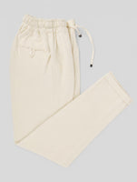 Kiton White Cotton Cashmere Ea Velvet Pants Women
