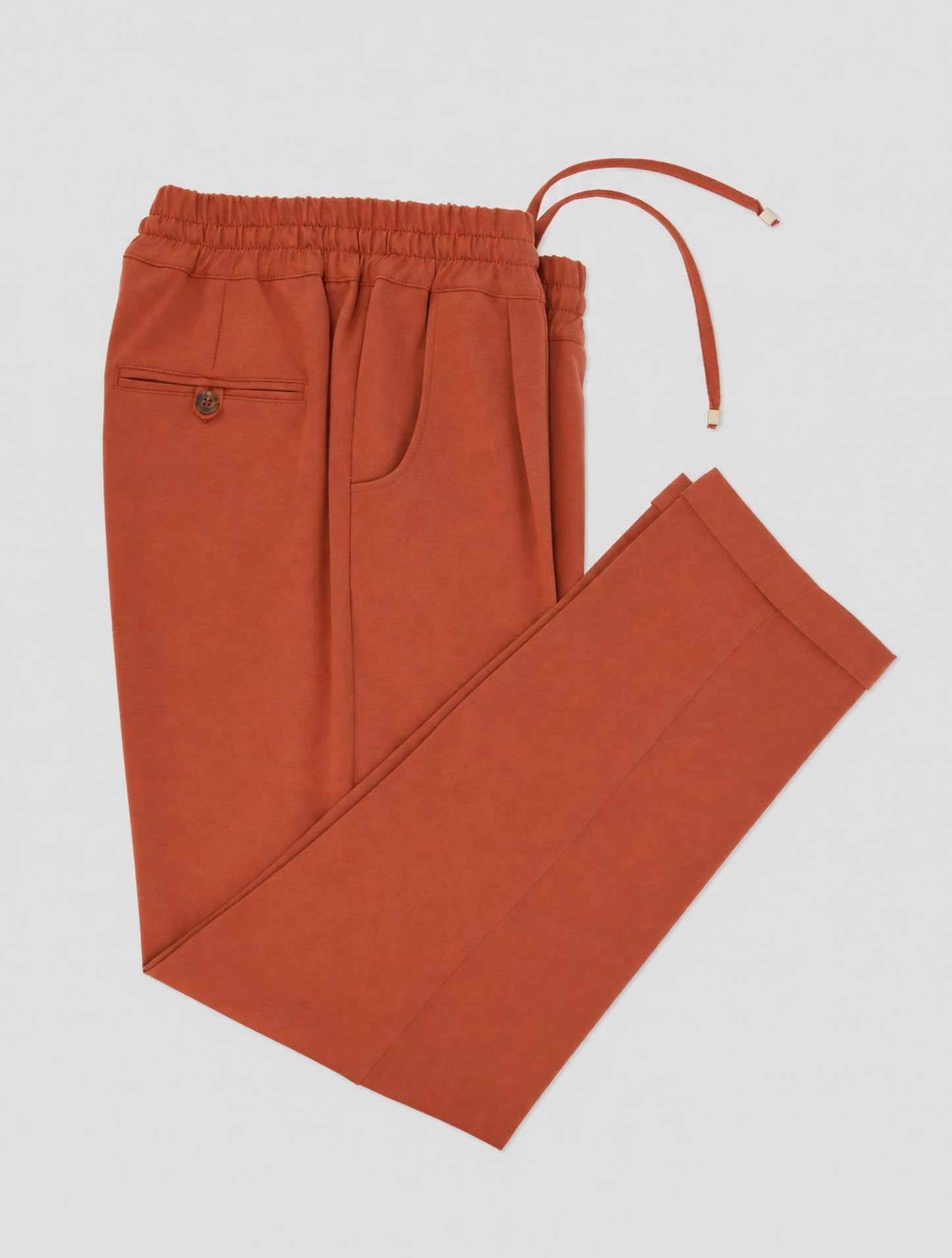 Kiton Orange Cashmere Pants Women