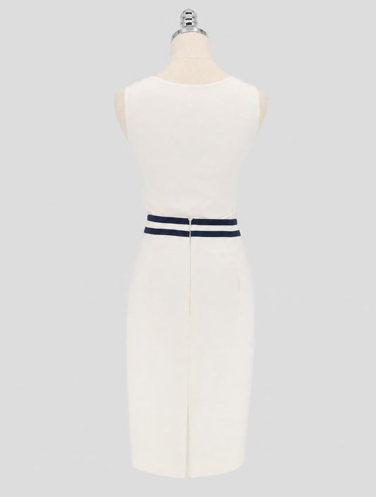 Kiton White Viscose Ac Ea Skirt Women