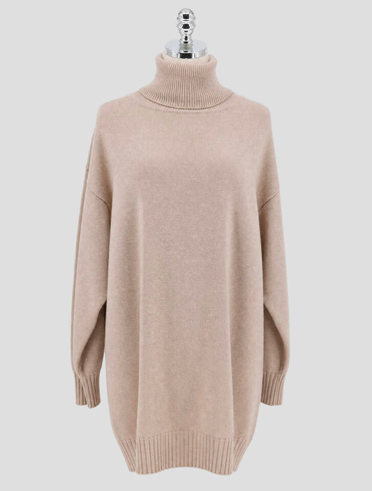 Kiton Brown Cashmere Dress Women