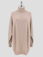Kiton Brown Cashmere Dress Women