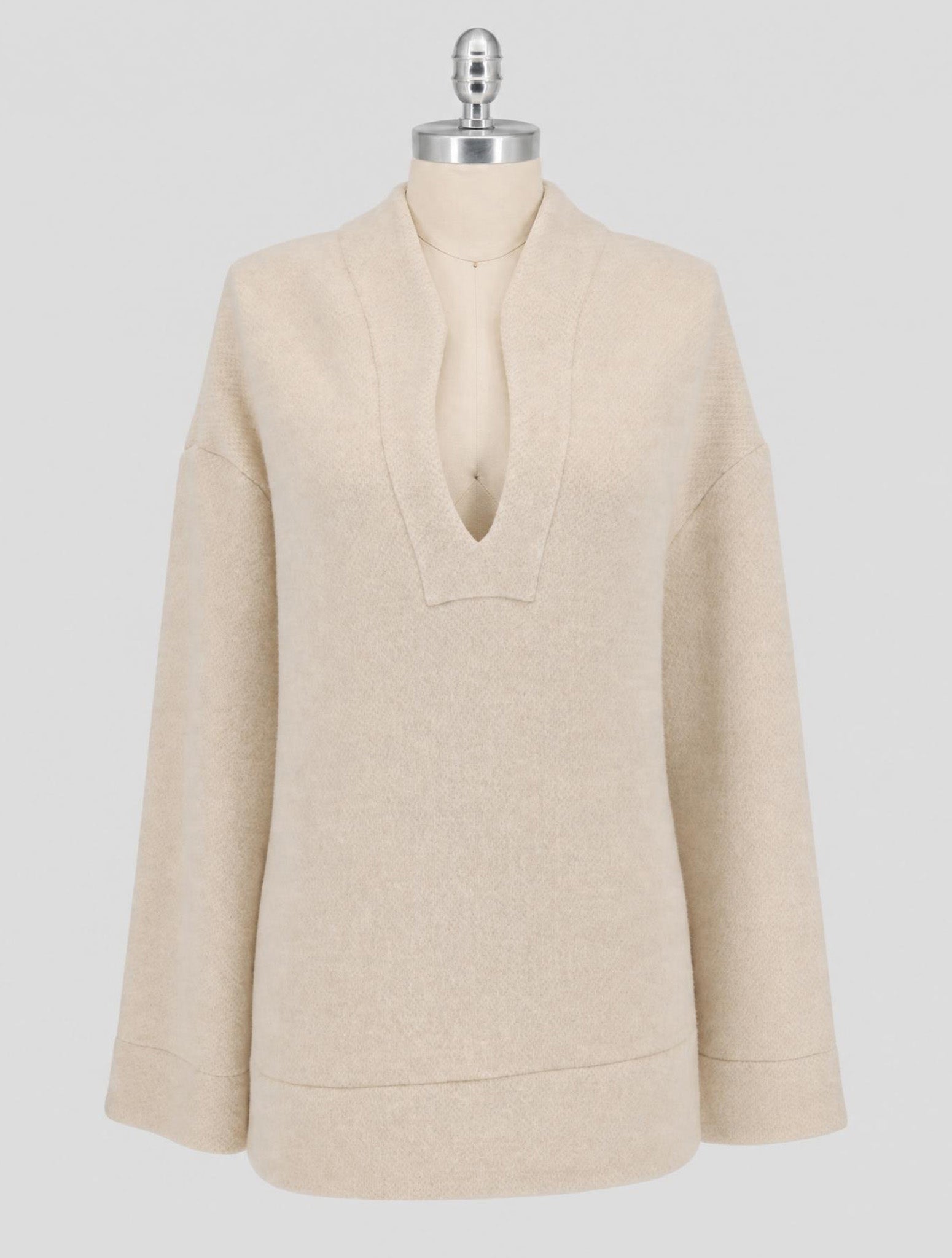 Kiton White Pa Wool Viscose Cashmere Sweater Women
