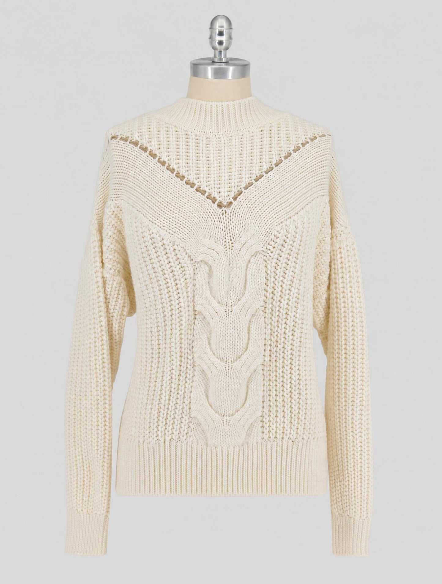 Kiton Beige Cotton Silk Sweater Crewneck Women