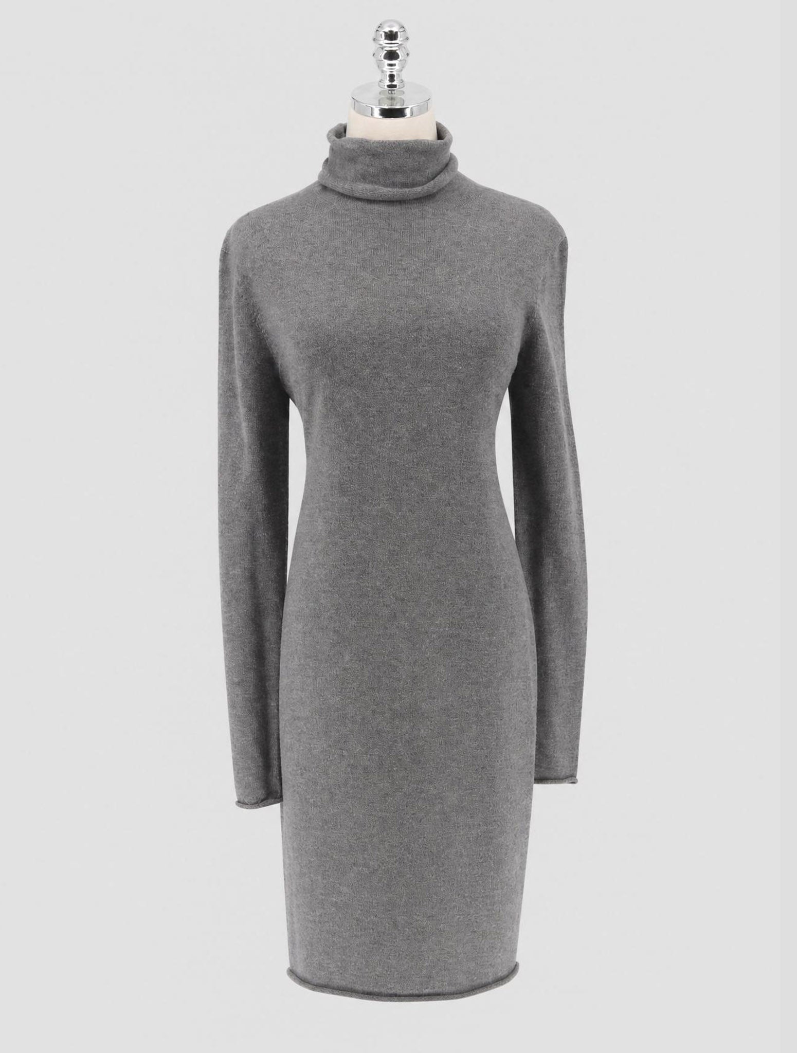 Kiton Gray Cashmere Dress Women