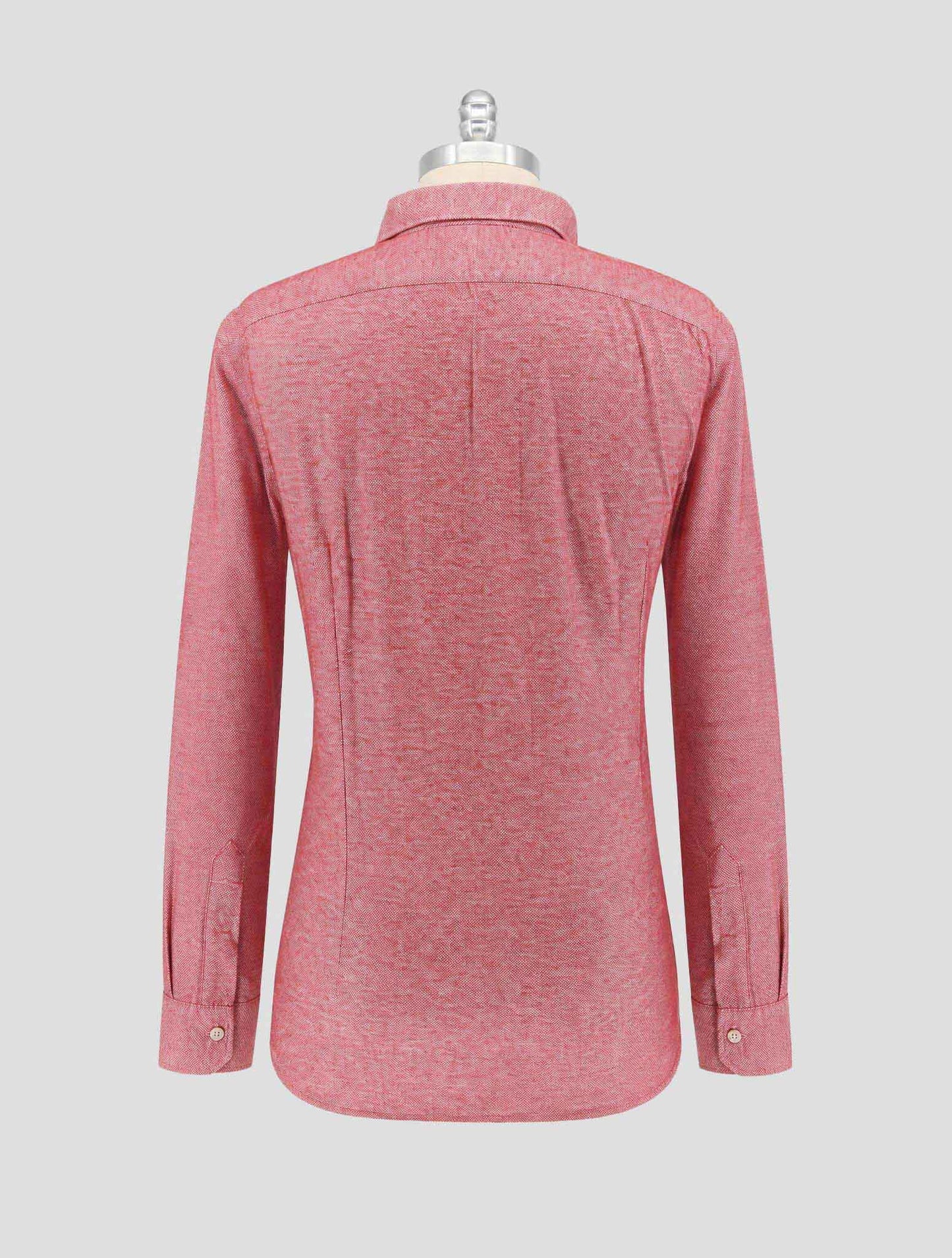 Kiton Red Cotton Shirt