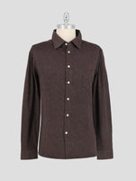 Kiton Brown Cotton Shirt