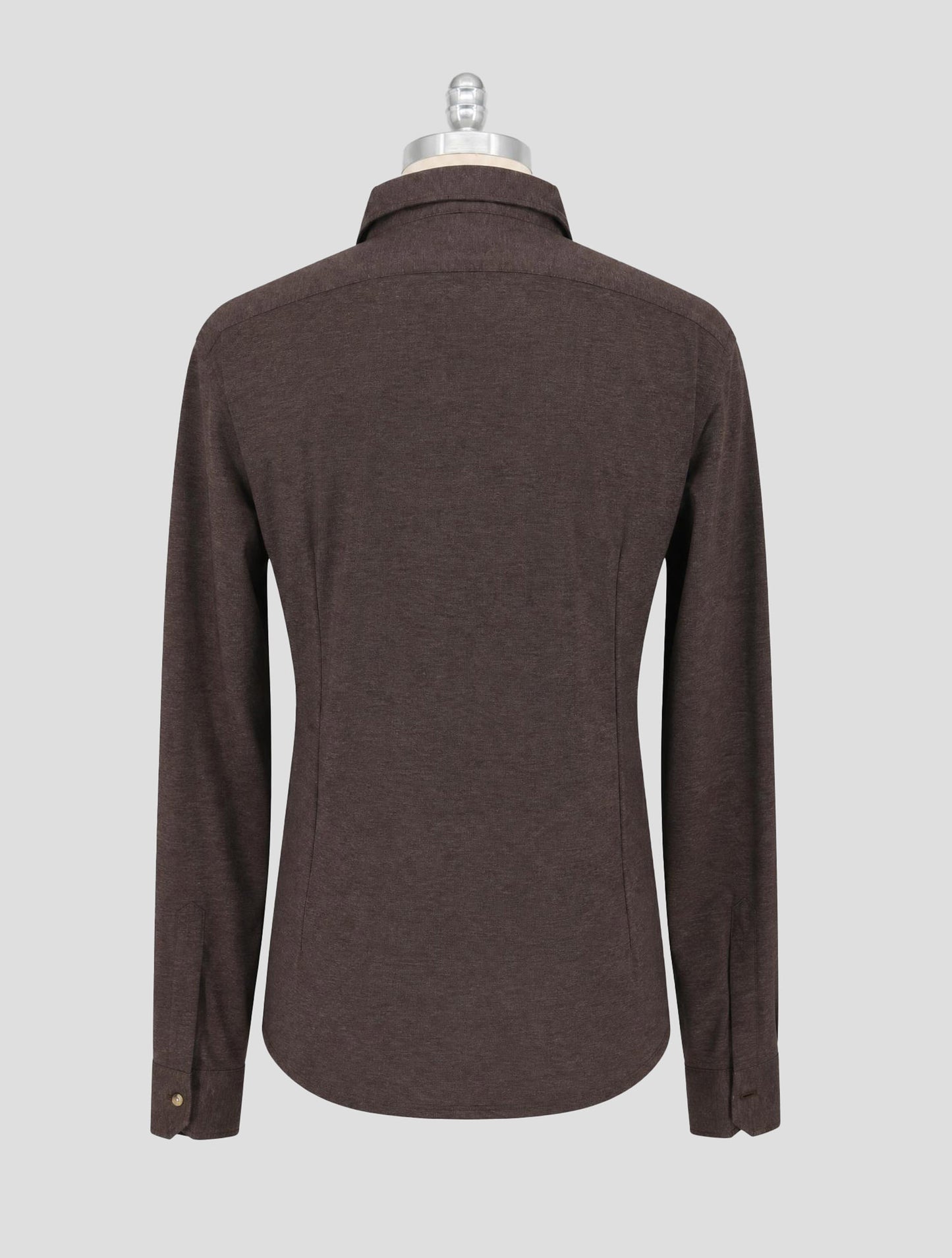 Kiton Brown Cotton Shirt