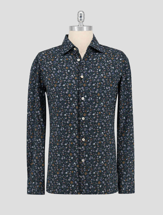Kiton Multicolor Wool Shirt