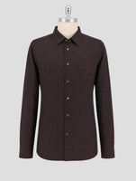 Kiton Brown Cotton Shirt