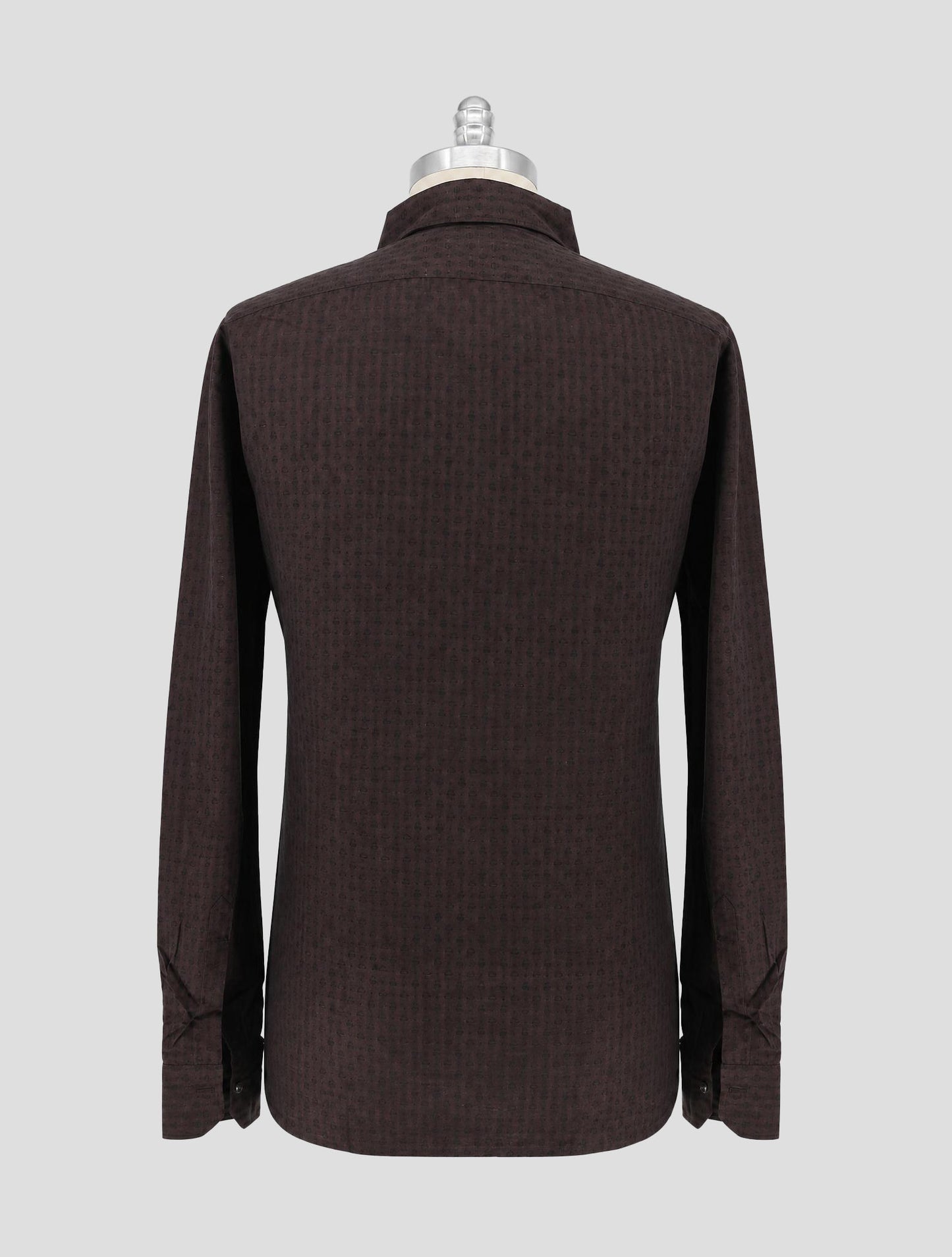 Kiton Brown Cotton Shirt