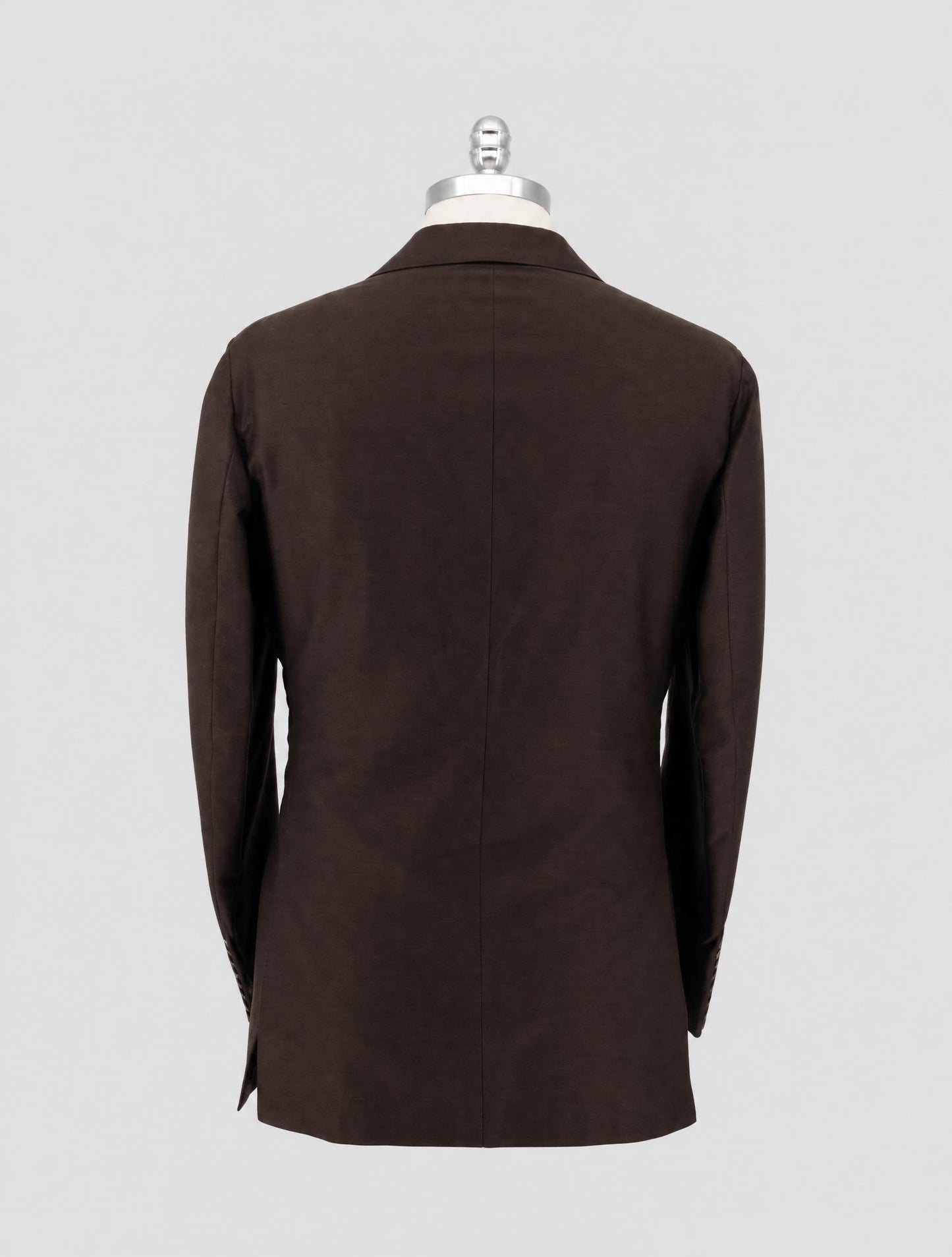 Kiton Brown Green Cotton Silk Cashmere Blazer