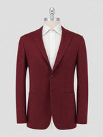 Kiton Burgundy Cashmere Blazer