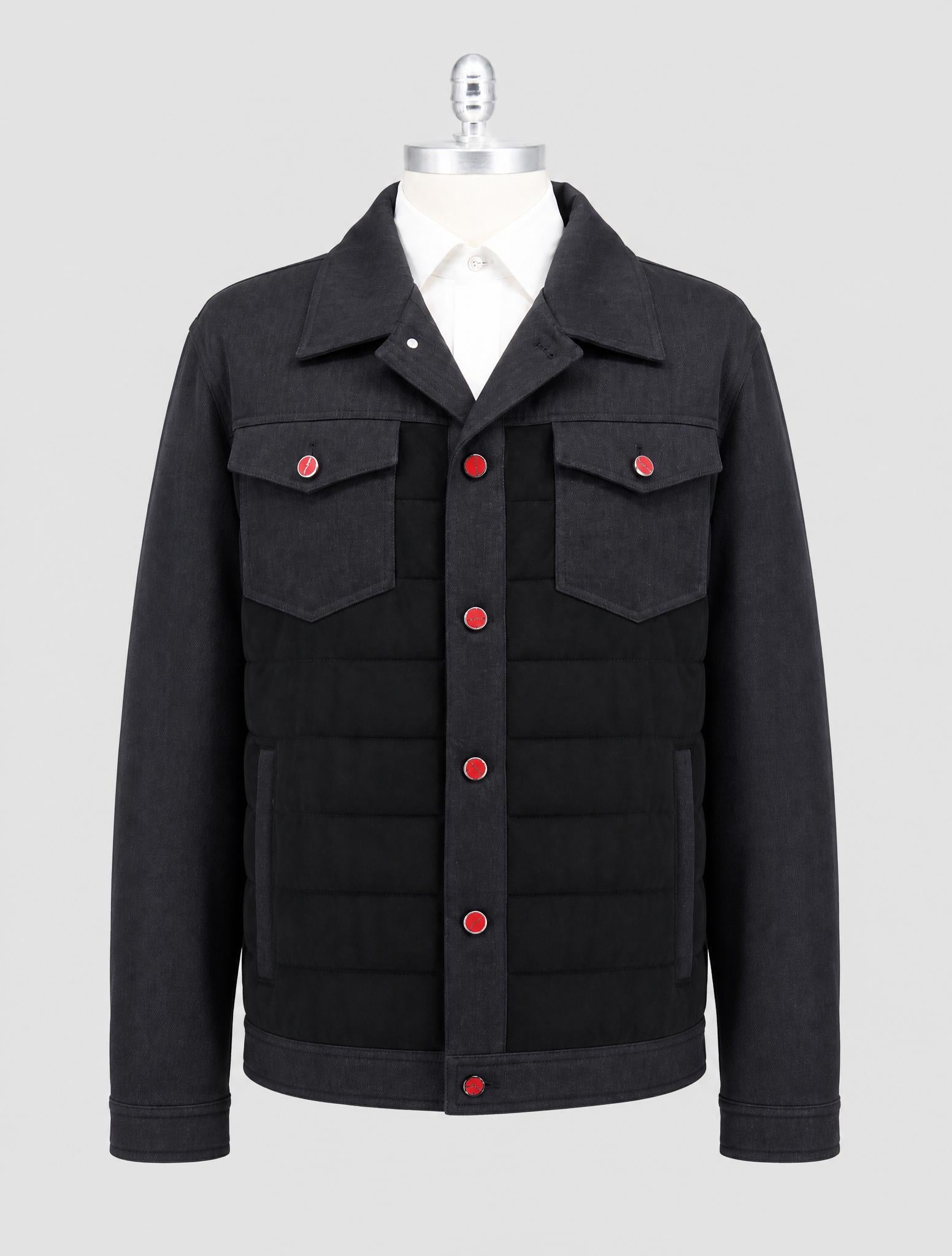 Kiton Blue Denim Cotton Ea