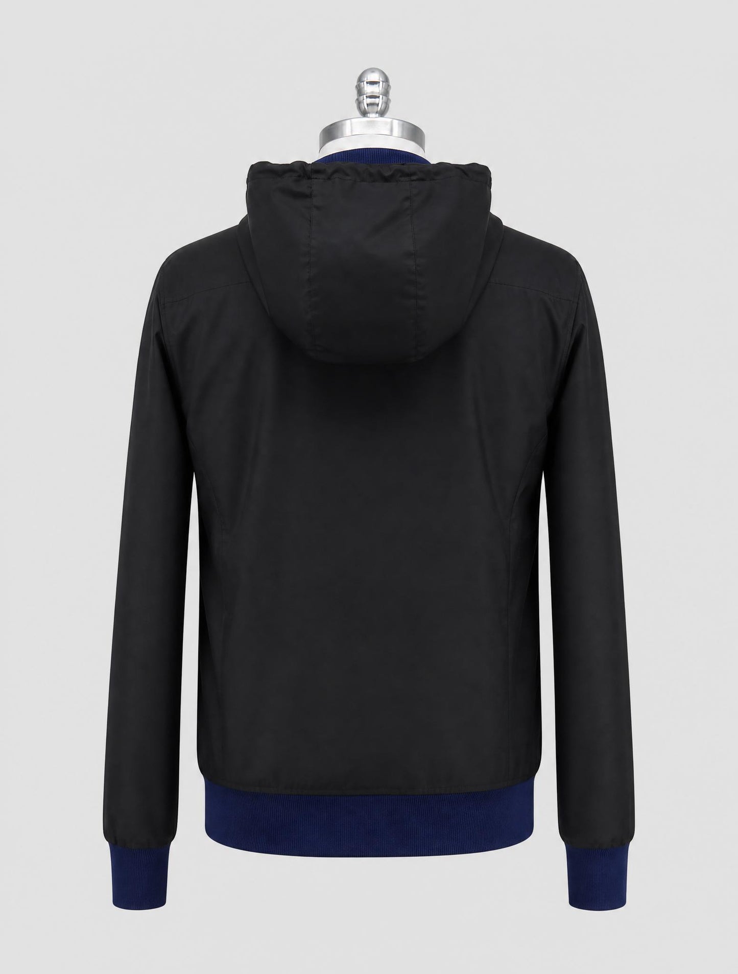 Kiton Knt Blue Pl Cotton Ea Coat