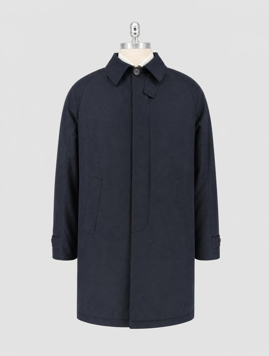 Kiton Knt Blue Pl Coat