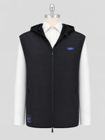 Kiton Knt Black Pa Coat Gilet