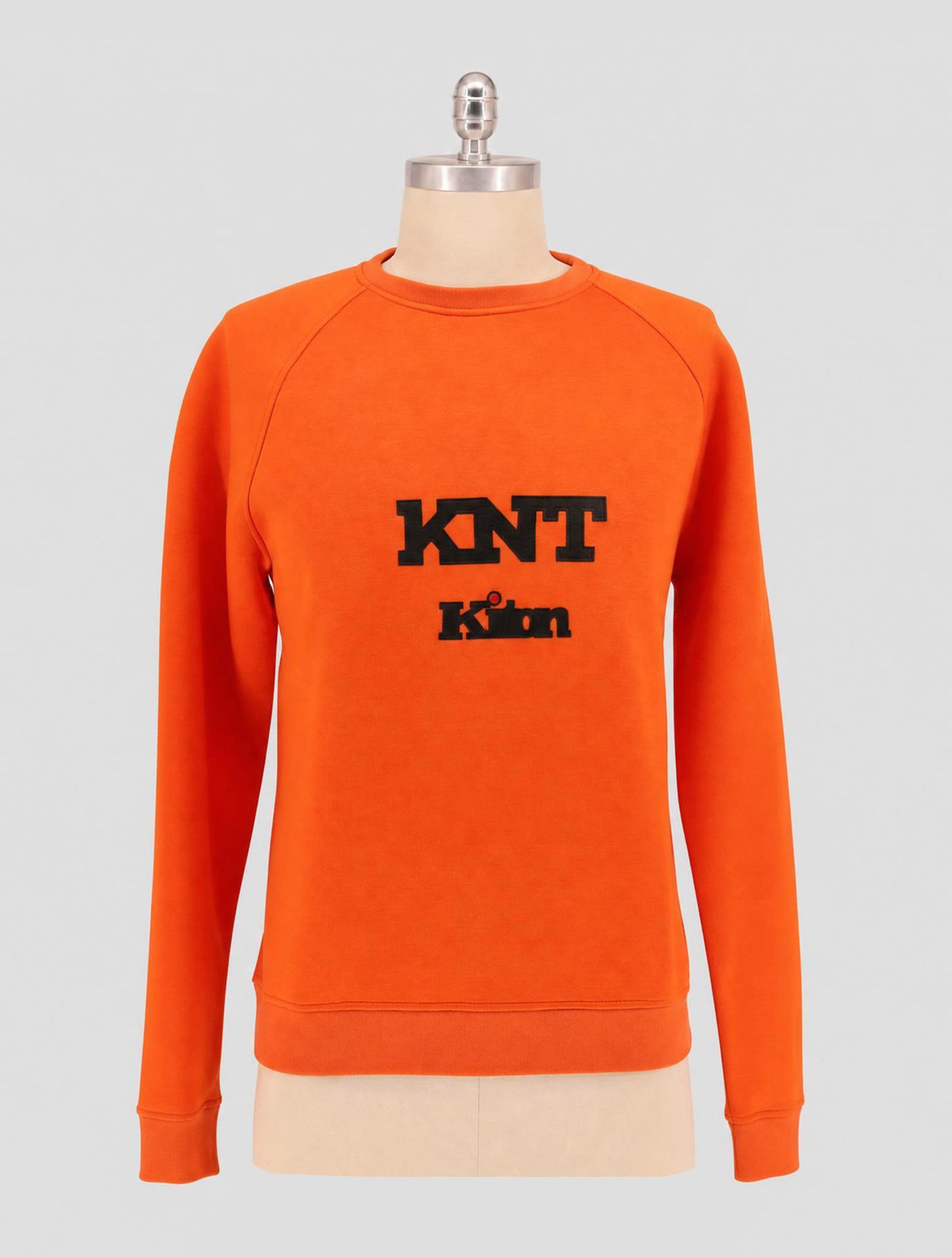 Kiton Knt Orange Viscose Ea Sweater Hoode