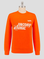 Kiton Knt Orange Viscose Ea Sweater Hoode