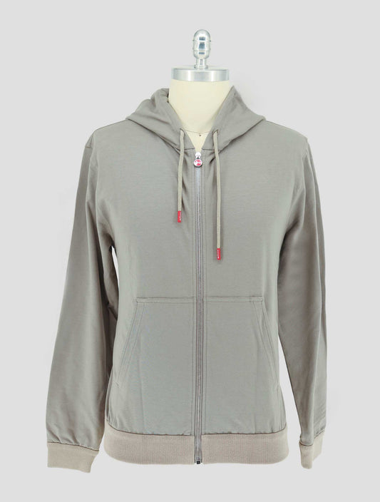 Kiton Gray Cotton Ea Tracksuit