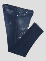 Kiton Blue Cotton Ea Jeans