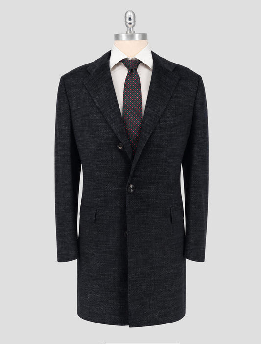 Kiton Dark Gray Cashmere Overcoat
