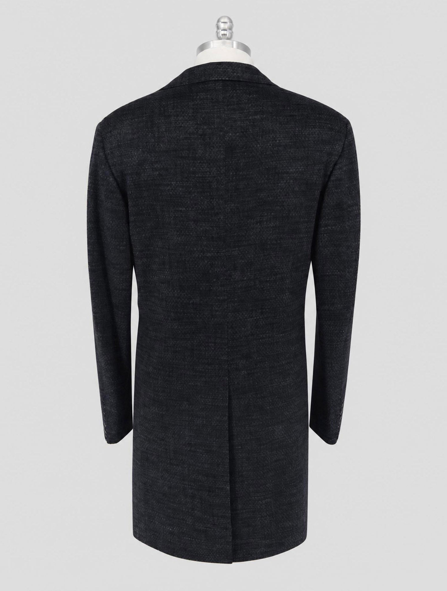 Kiton Dark Gray Cashmere Overcoat