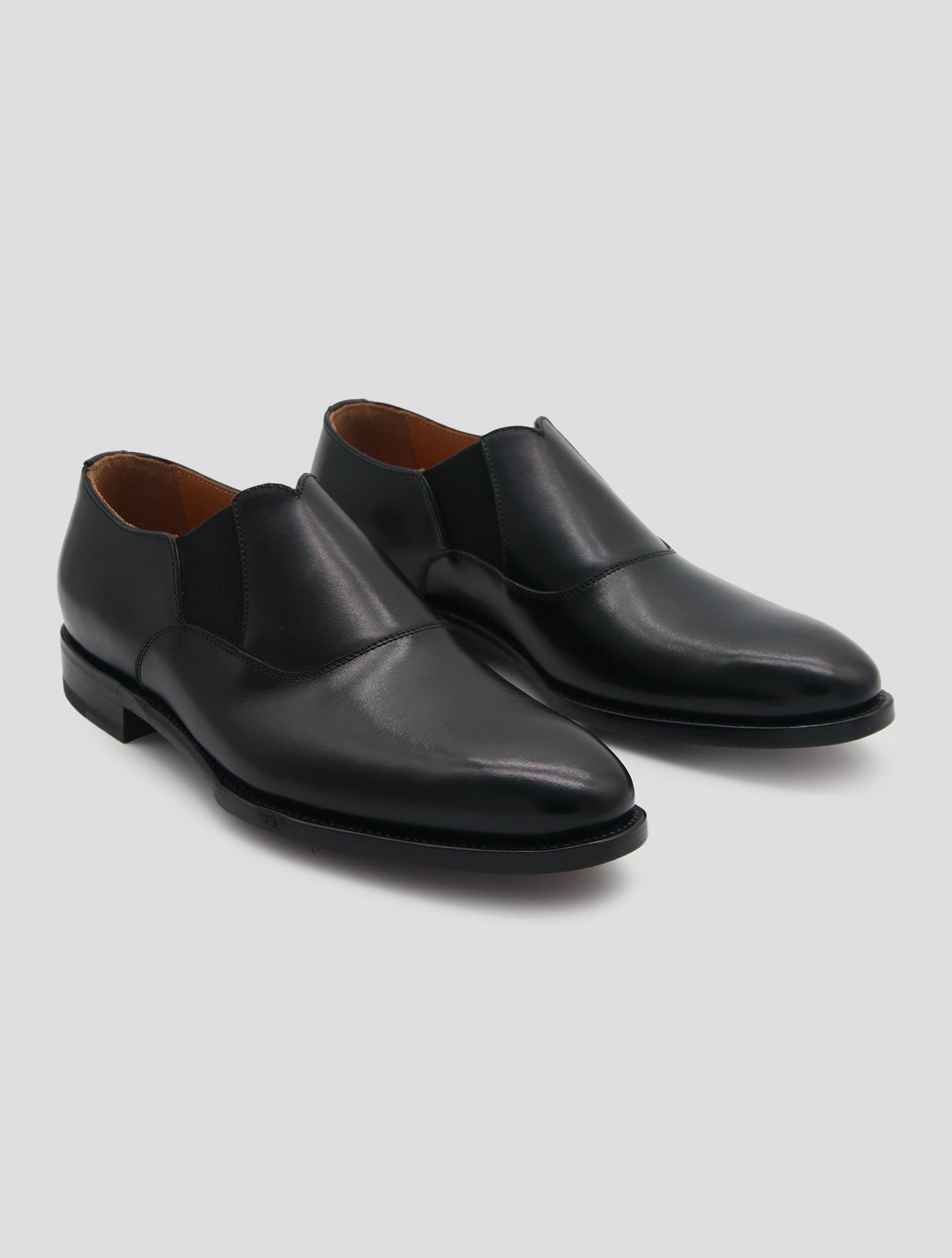 Kiton Black Leather Dress Shoes