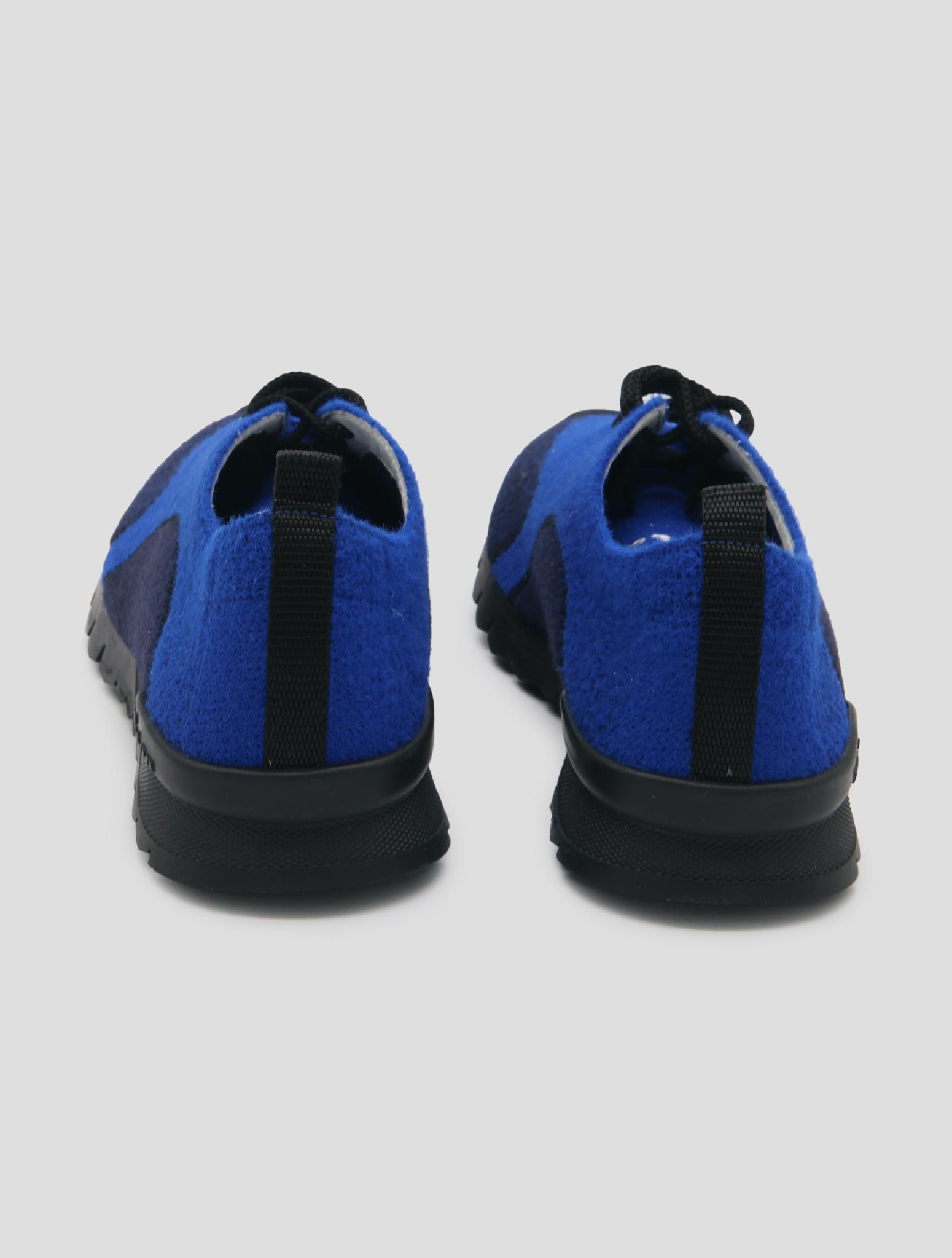 Kiton Blue Pl Pa Wool Sneakers