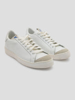 Kiton Knt White Leather Sneakers