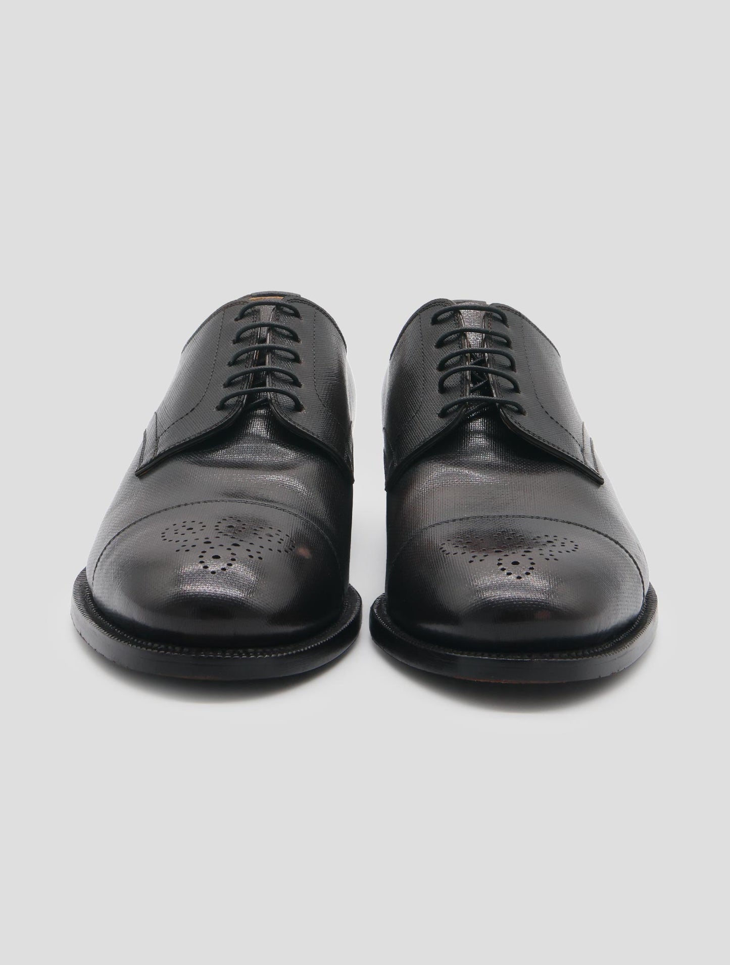 Kiton Brown Leather Dress Shoes