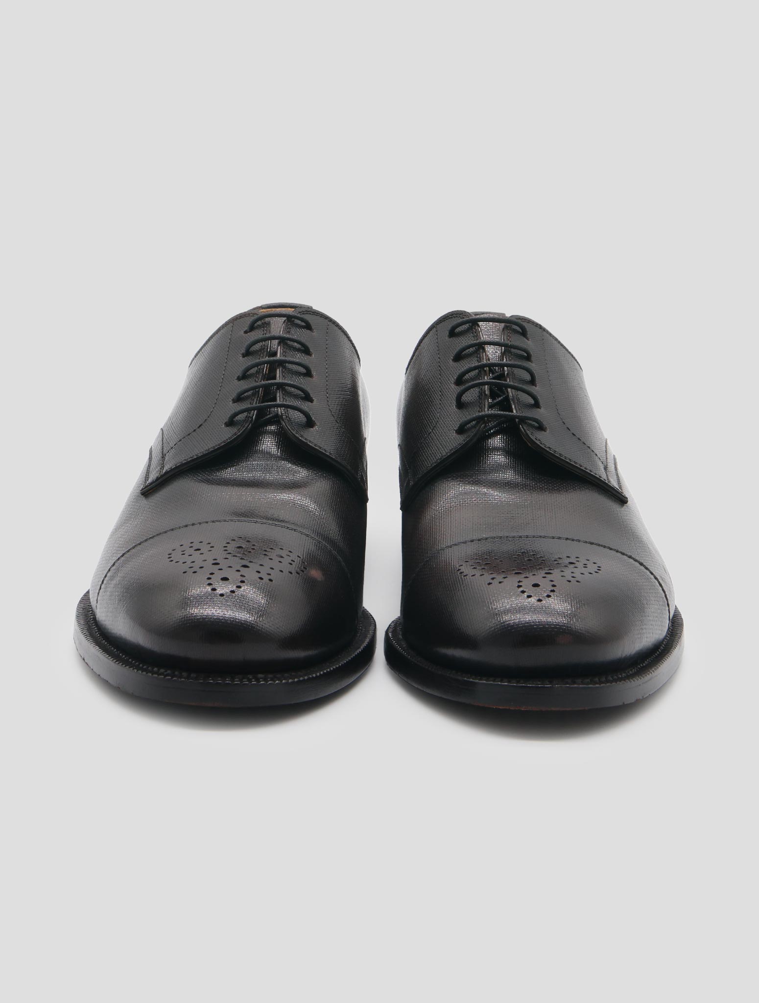 Kiton Brown Leather Dress Shoes