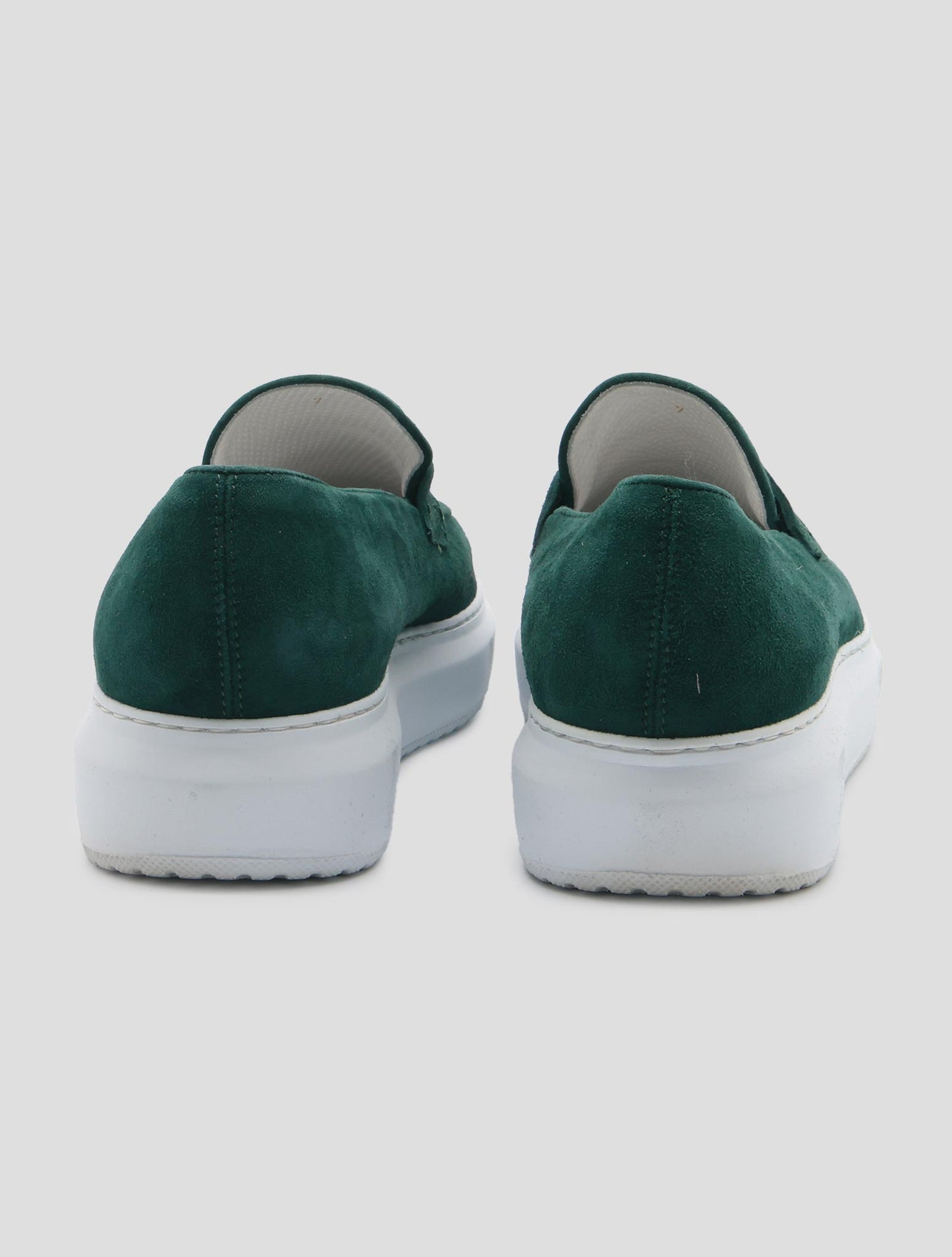 Kiton Green Leather Suede Dress Shoes