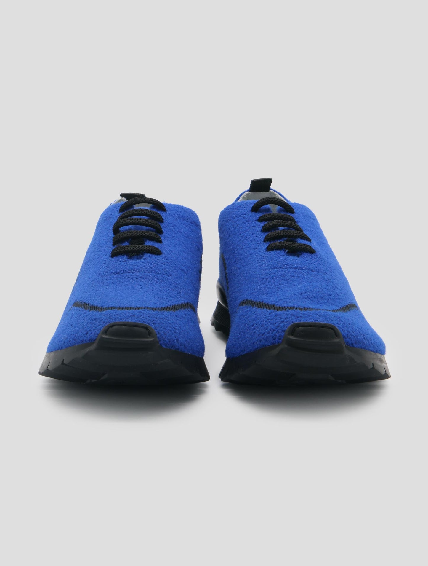 Kiton Blue Pl Pa Wool Sneakers